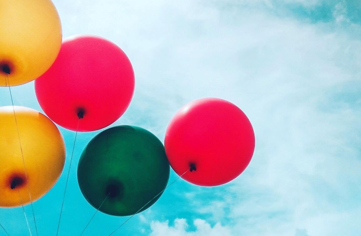 Balloons stock photo